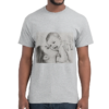 Grijs 6 - T-shirt met de gecreëerde AI -kunst afbeelding. (incl verzendkosten)
